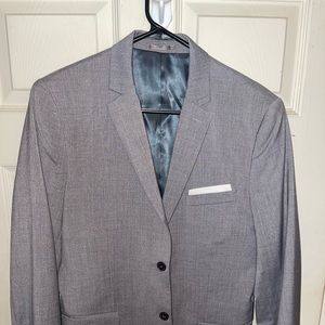 H&M Slim Fit Blazer 40R Grey
